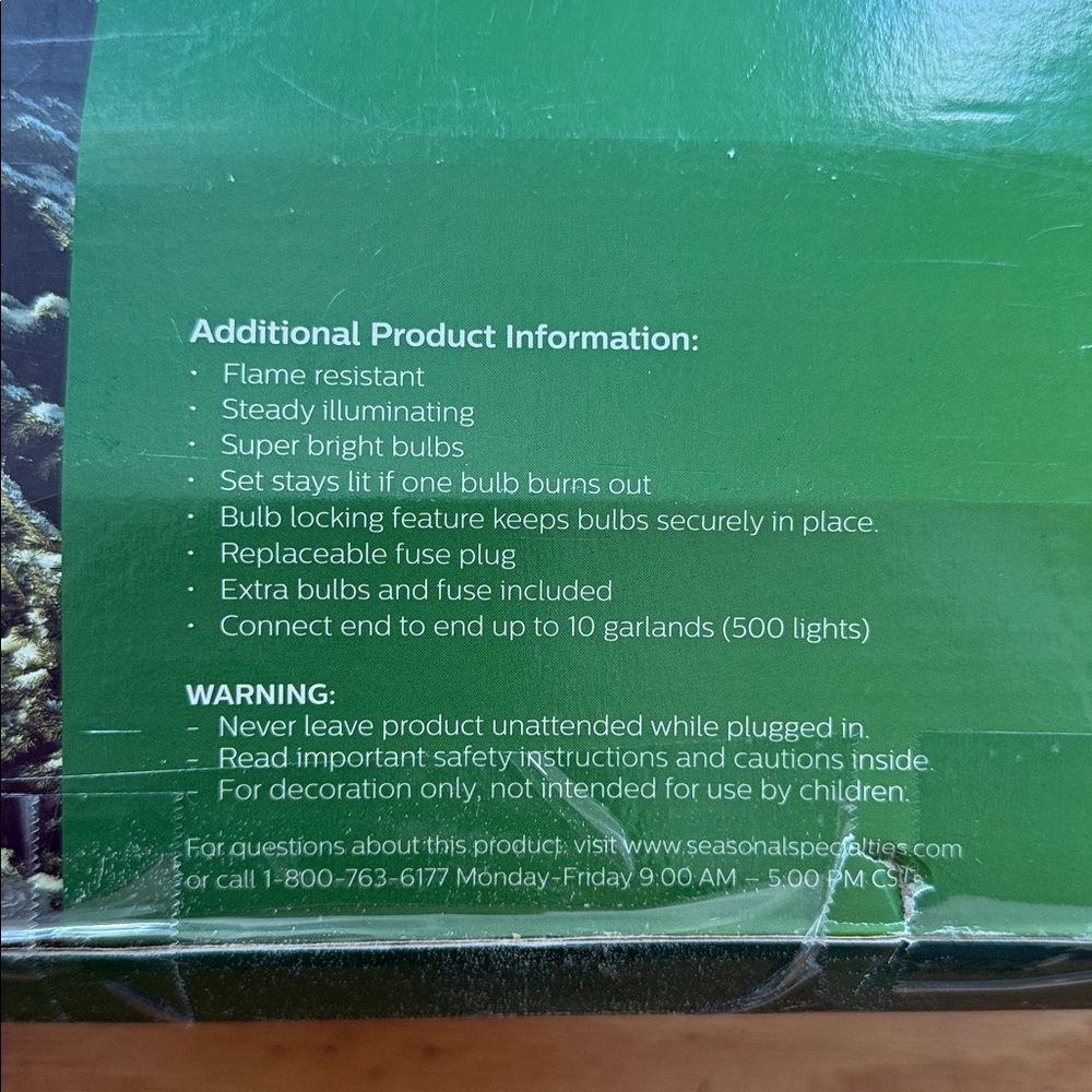 Philips 9ft Multi-Color Lit Garland with Mini Lights - Picture 5 of 7